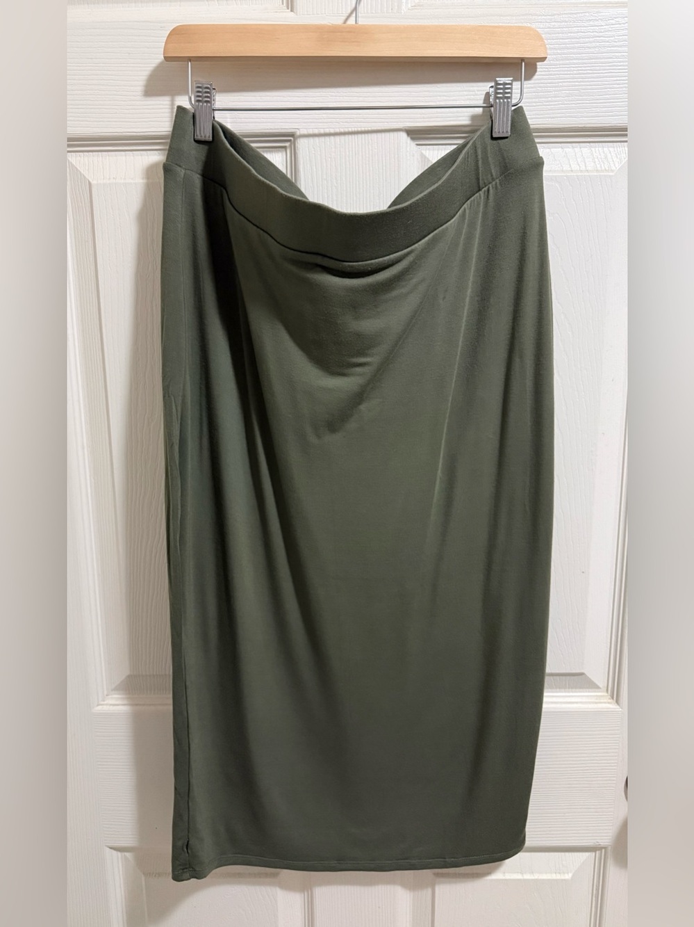 Bar III Olive Midi Skirt